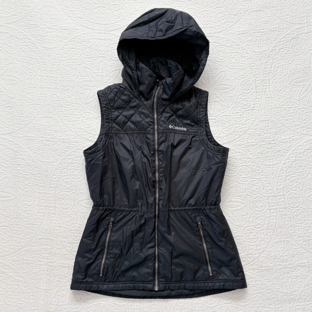 Columbia Women's Columbia Cedar Express Hooded Vest, Black